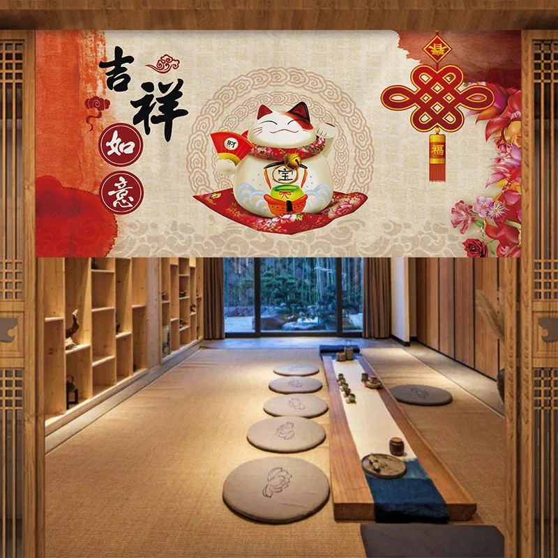Commercial Window Printing - VIKAMA 일본 후지 기모노 노렌 도어
