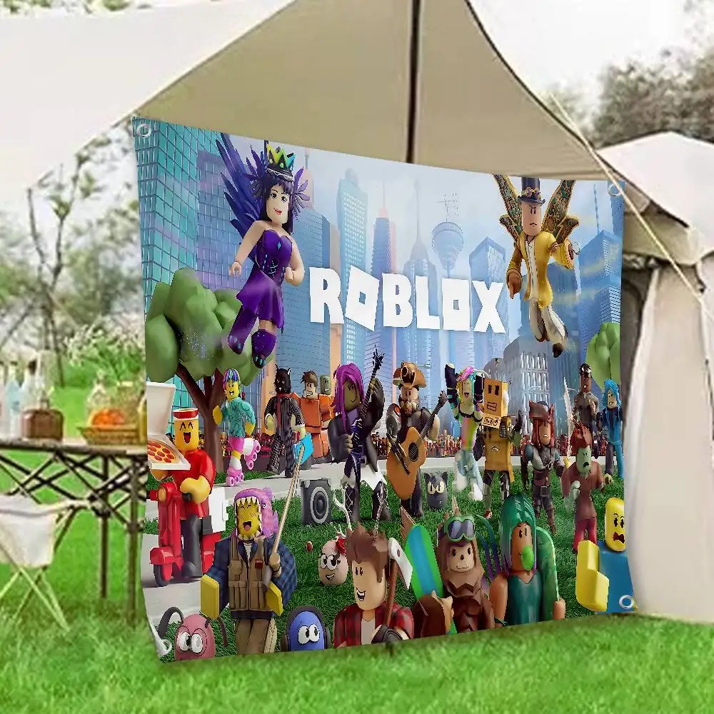 R-Roblox 게임 고급 인쇄 광고 깃발 회사 파티  - Commercial Printing Companies Usa 리뷰 및 가격