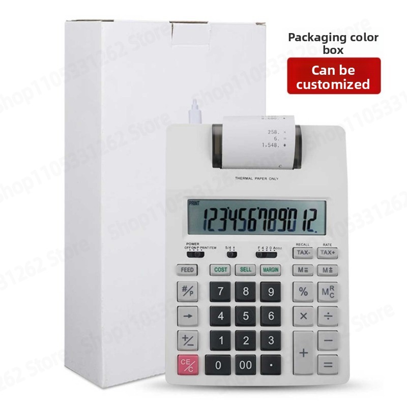대형 화면, 내마모성 인쇄, 계산기 잉크 롤, 흑백 인 - Commercial Printing Calculator 리뷰 및 가격