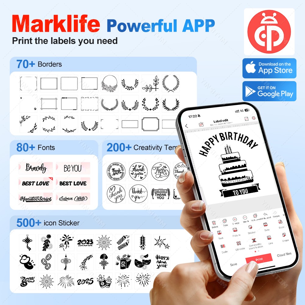 P50 Marklife 20-50mm 열전사 라벨 프린 - Commercial Book Printing Machines 리뷰 및 가격