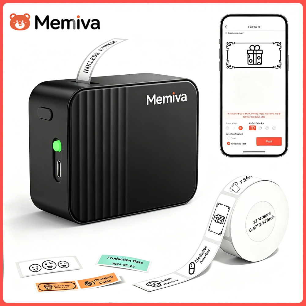Memiva A1 휴대용 열전사 프린터 라벨 접착 스티 - Commercial Book Printing Machines 리뷰 및 가격